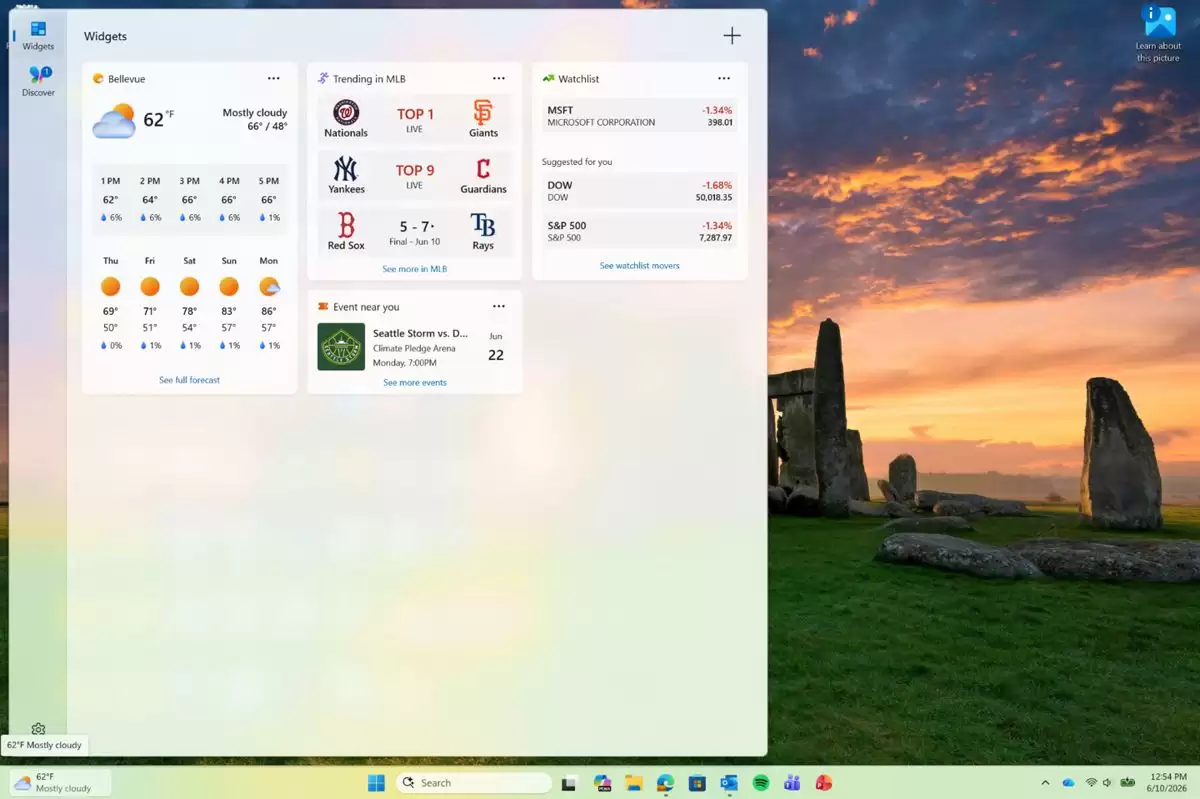 Win11 Beta 26220.8680预览版改进小部件体验并提升无障碍功能