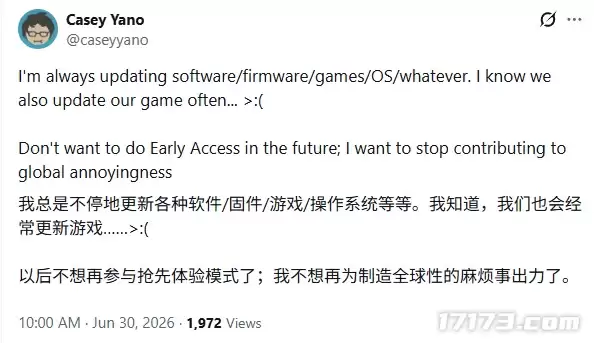 杀戮尖塔2制作人坦言身心俱疲：频繁更新太累，以后不碰EA了