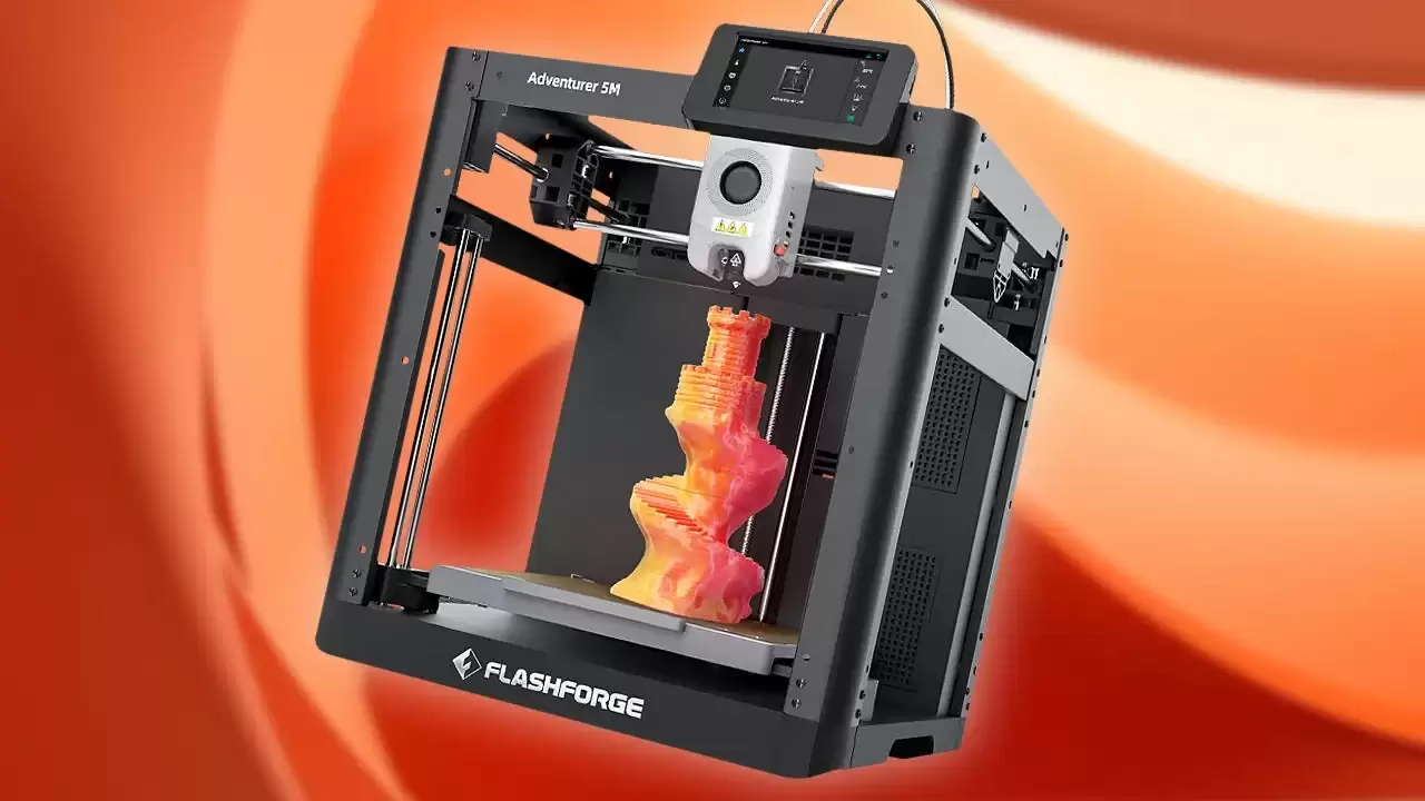 热门 Flashforge Adventurer 5M 3D 打印机降至 154 美元:且支持免运费
