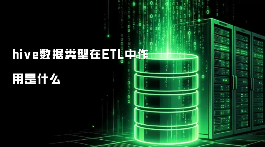 hive数据类型在ETL中的作用是什么