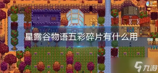 星露谷物语五彩碎片有什么用途
