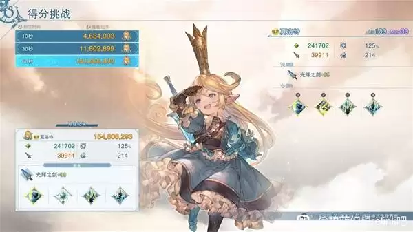 《碧蓝幻想Relink无尽黄昏》夏洛特MLV30配装建议 DLC豆丁配装分享