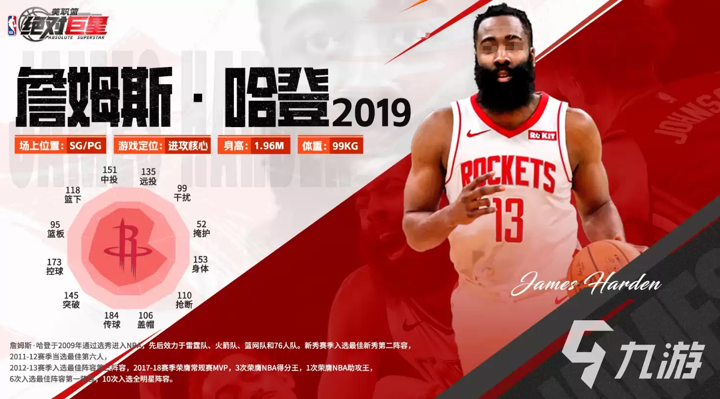 美职篮绝对巨星哈登怎么样 美职篮绝对巨星哈登详解