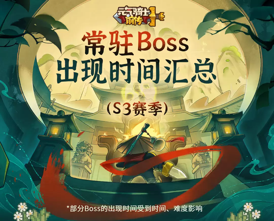 元气骑士前传：常驻Boss出现时间汇总