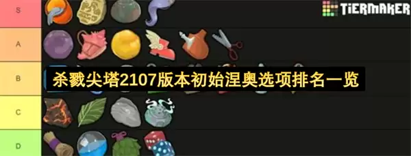 杀戮尖塔2107版本初始涅奥选项排名全览