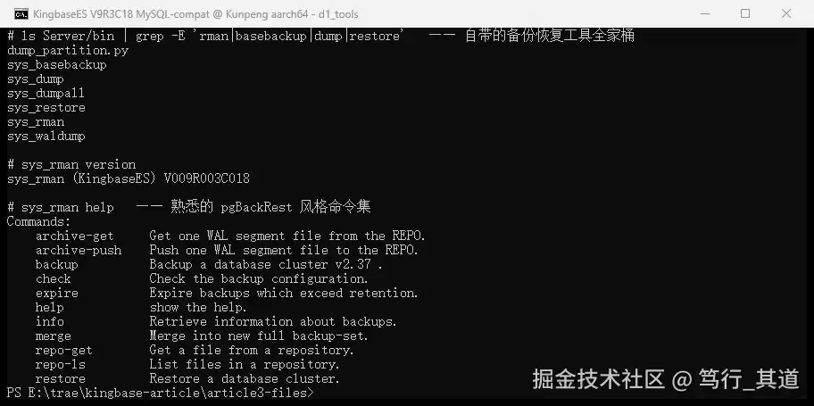 【金仓数据库产品体验官】_坏得起_实测：备份恢复、PITR 时间穿越与主备切换——KingbaseES V9R3C18 深度体验（三）