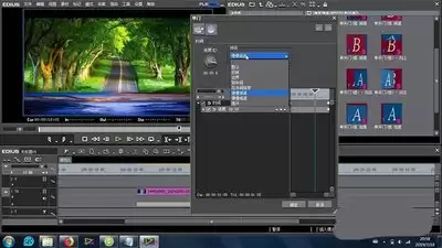 edius素材添加单门推效果的操作方法-edius素材如何添加单门推效果