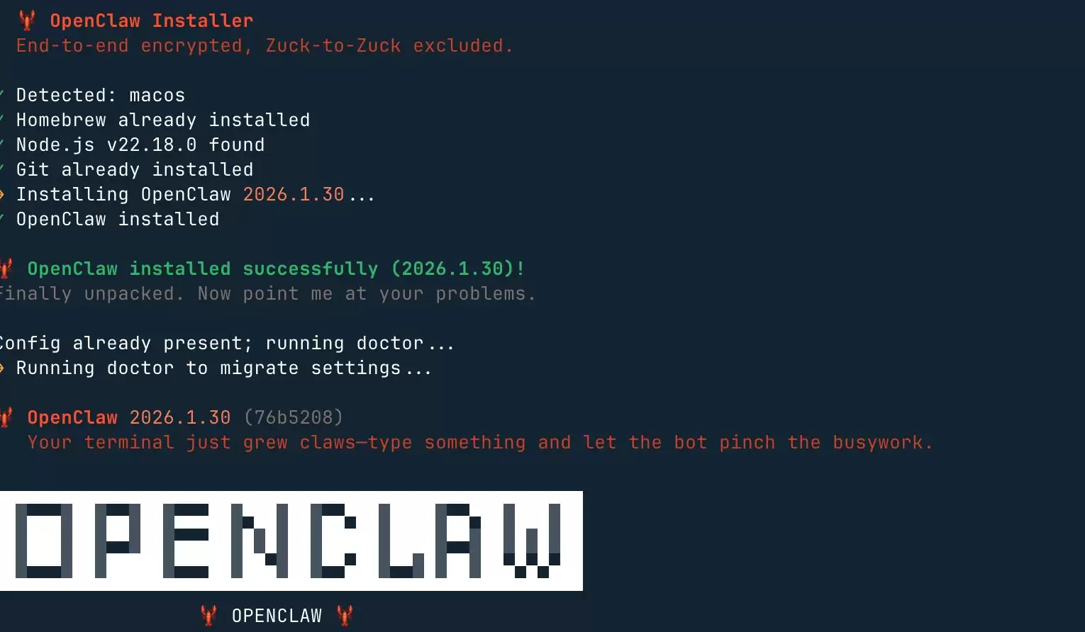 OpenClaw入门教程之介绍与安装、配置分享 (原Clawdbot)
