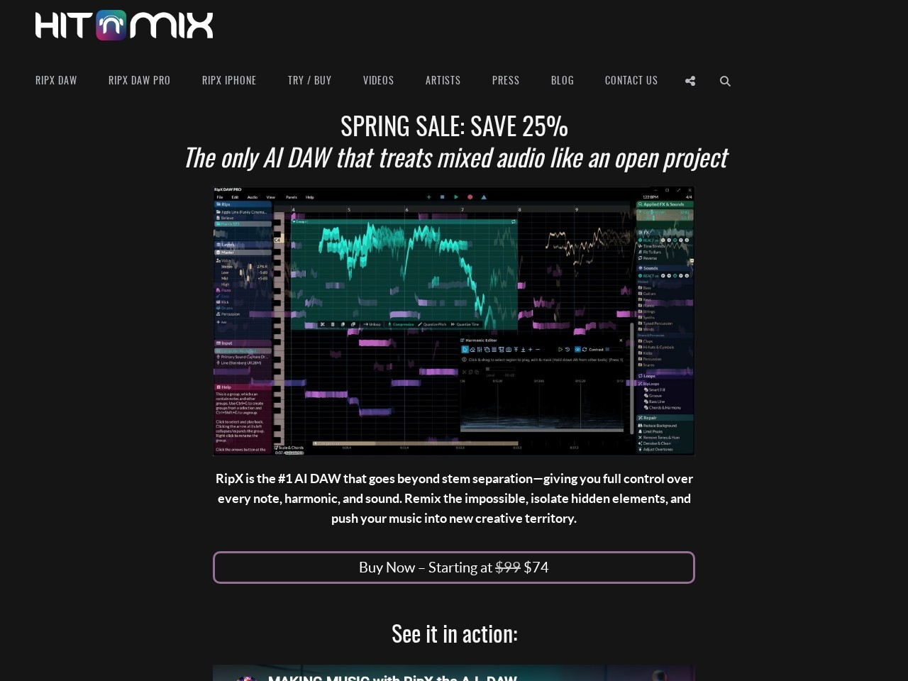 RipX-Hit'n'Mix 是一款音频处理工具