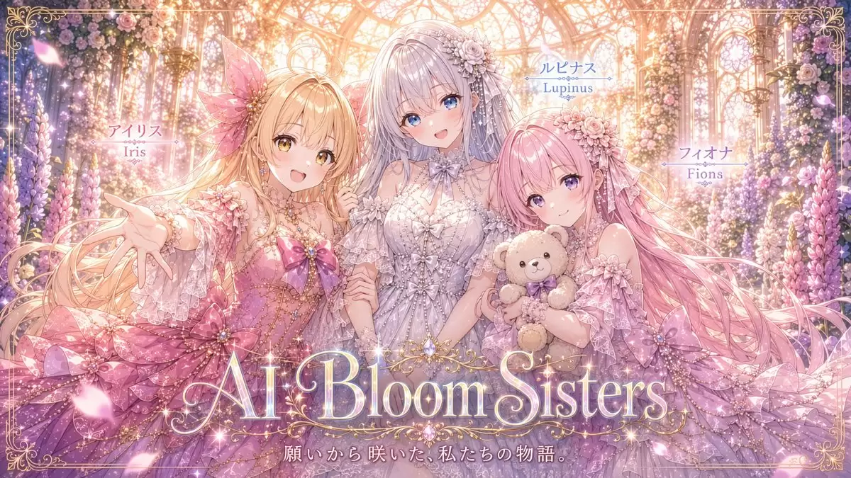 动漫 AI Bloom Sisters 主视觉图