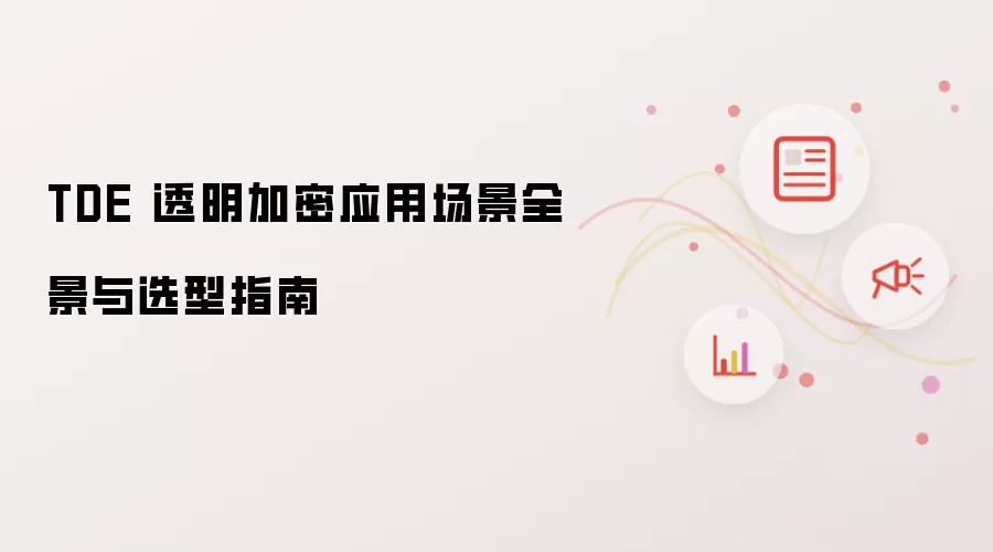 TDE 透明加密应用场景全景及选型指南