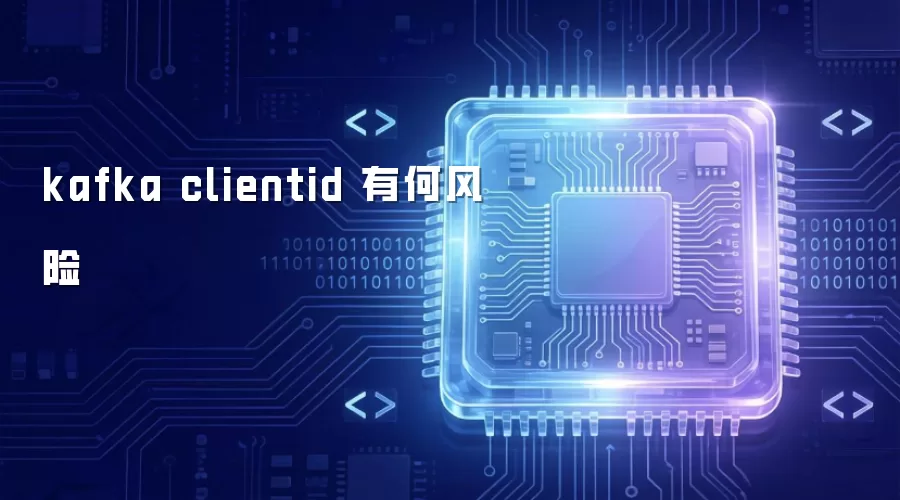 kafka clientid 风险何在