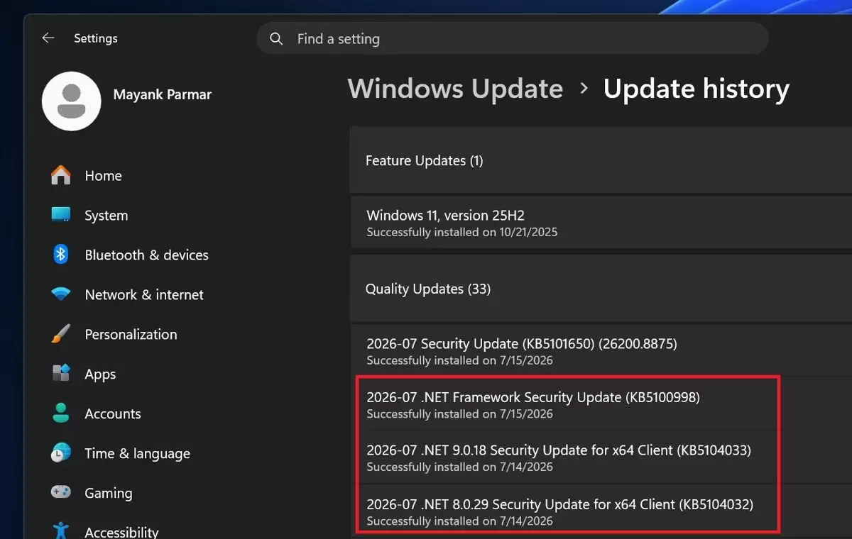 Win11部分PC安装7月更新KB5101650或许需2次重启