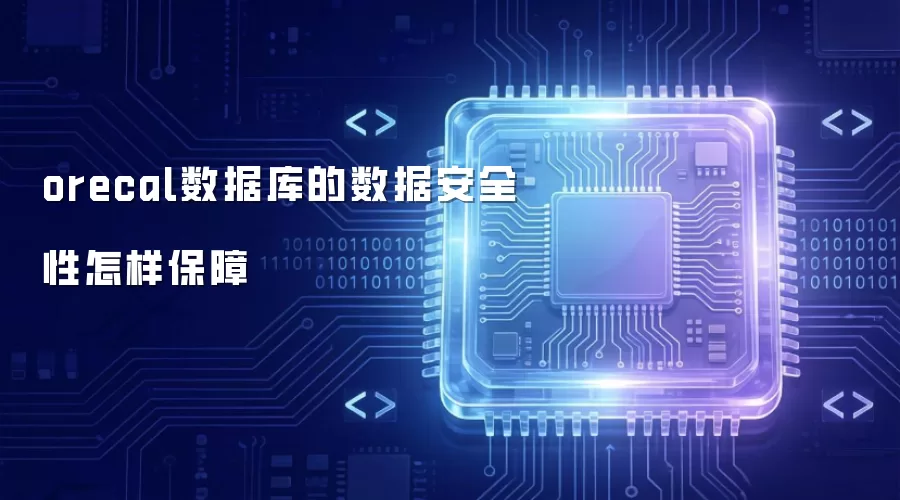 orecal数据库的数据安全性如何保障