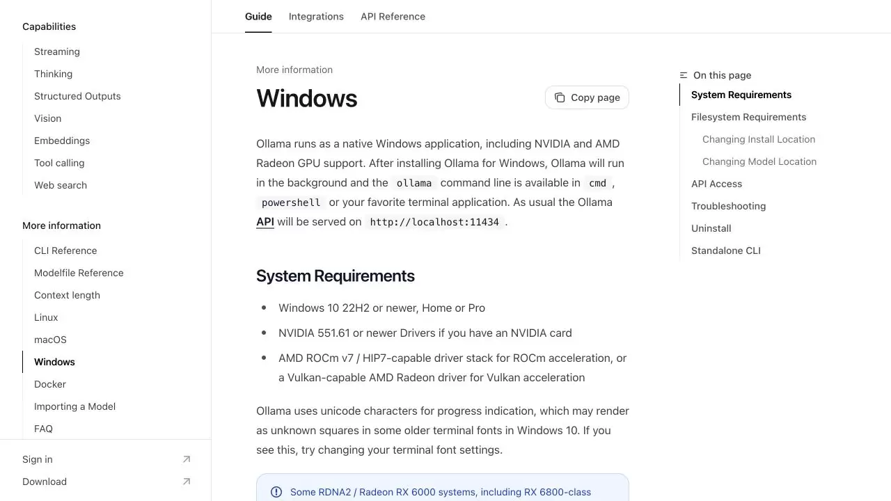 Ollama 在 Windows 卸载和模型文件清理教程