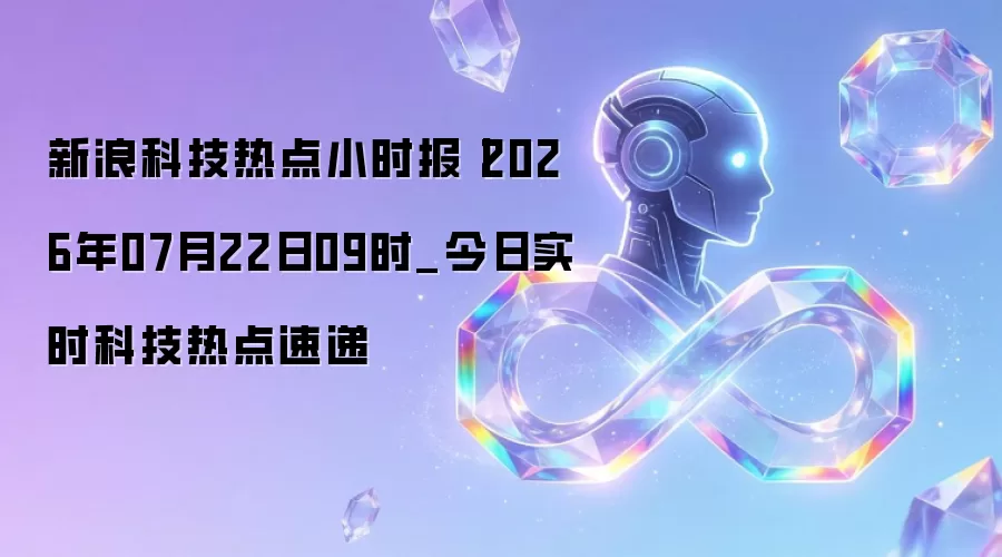 新浪科技热点小时报:2026年07月22日09时_今日实时科技热点速递