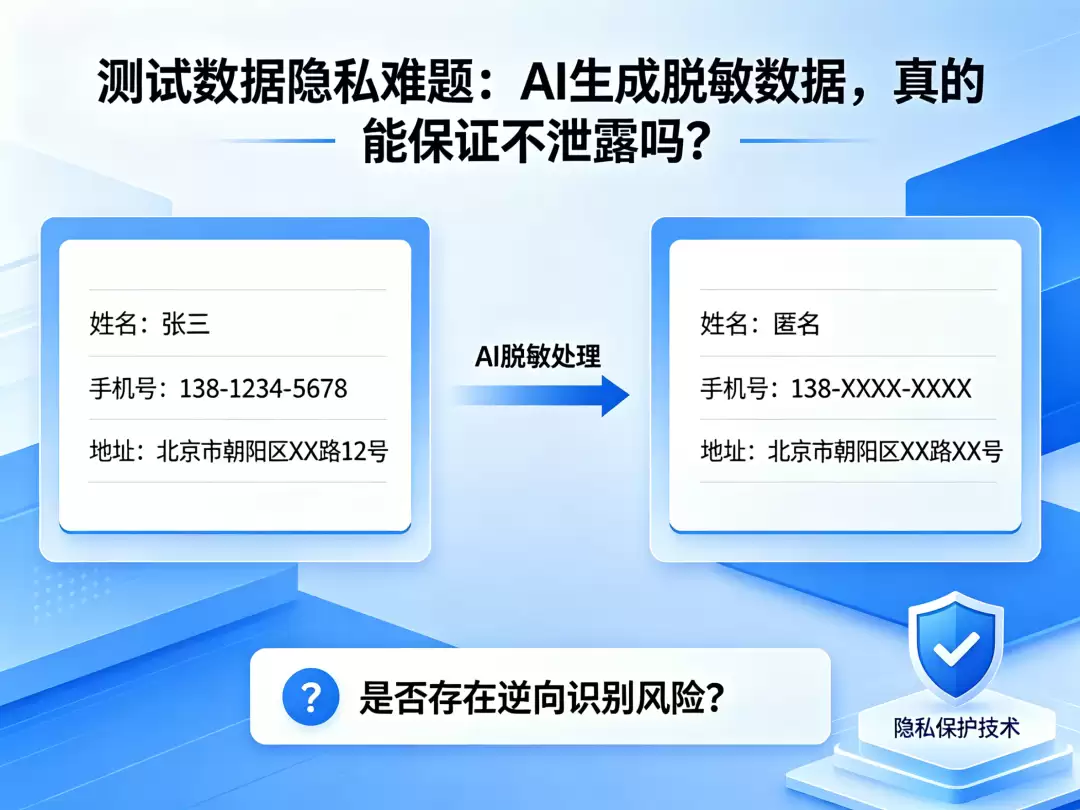 AI生成脱敏数据:真的能保证不泄露吗
