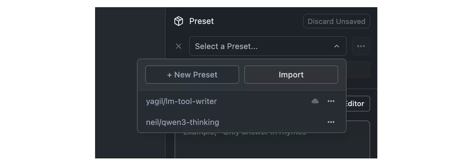 LM Studio Preset 预设导入指南