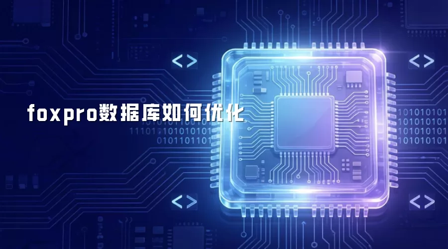 foxpro数据库怎样优化