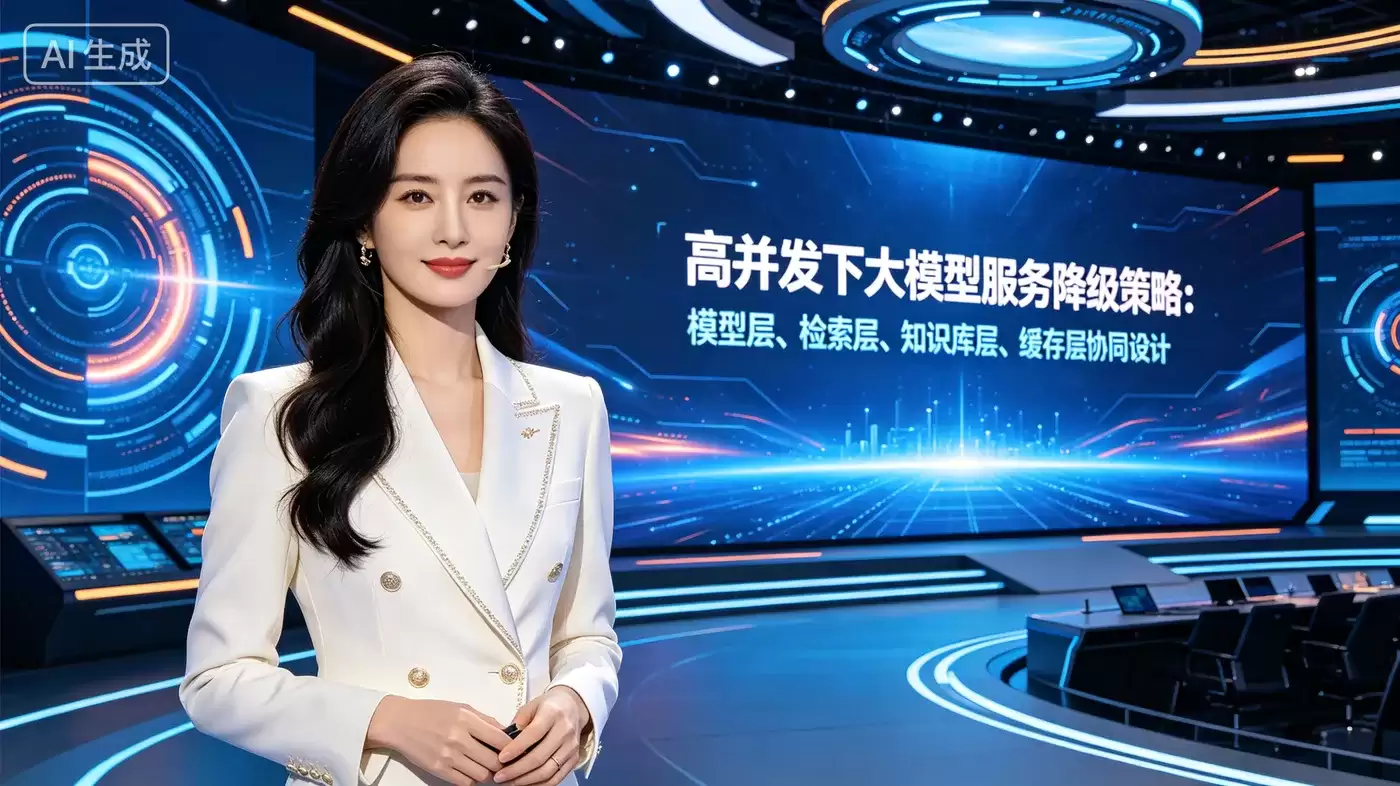 高并发下大模型服务降级策略：模型层：检索层：知识库层：缓存层协同设计.173