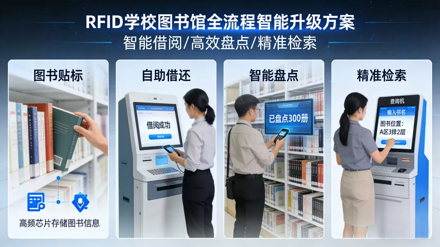 RFID学校图书馆智能全流程升级方案