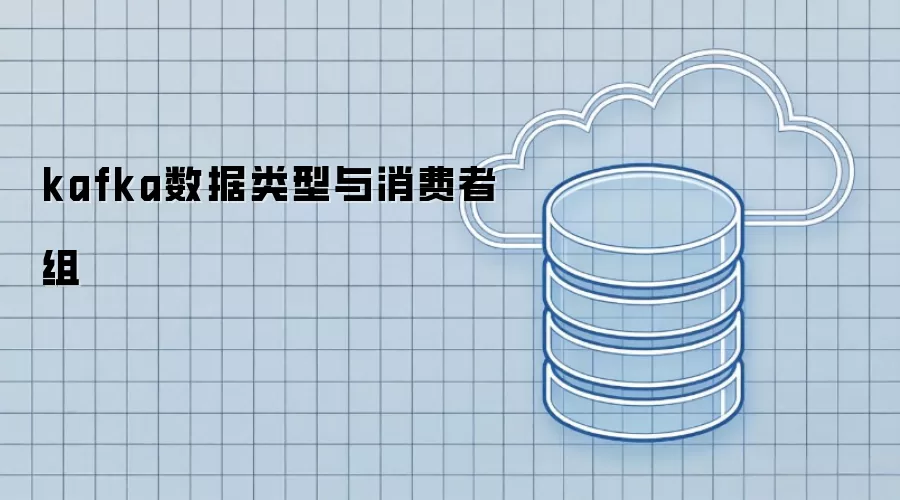kafka数据类型和消费者组
