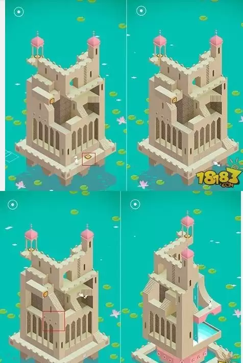 纪念碑谷3第四关怎么过-纪念碑谷3第四关通关方法