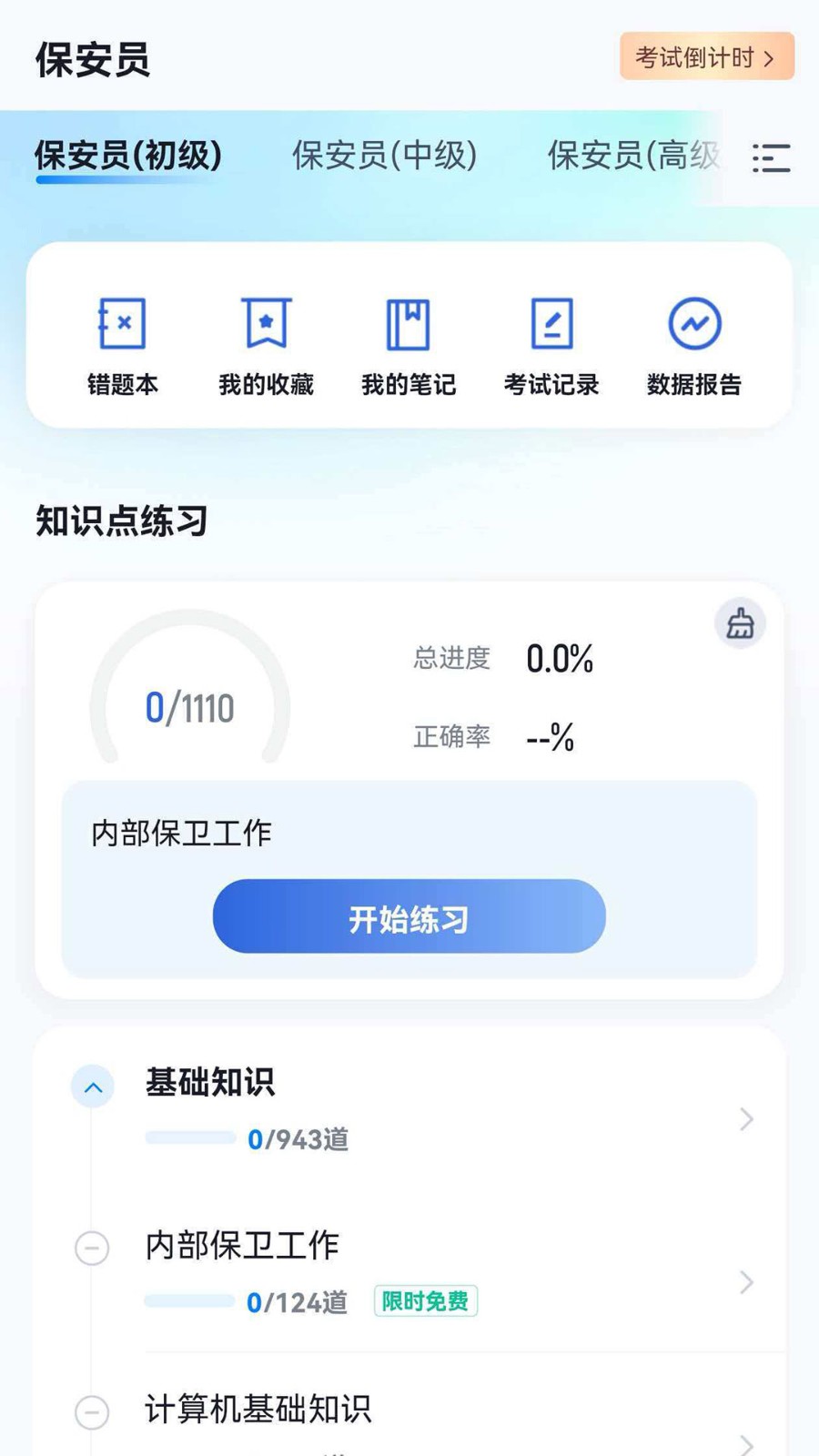 保安员考试冲题库