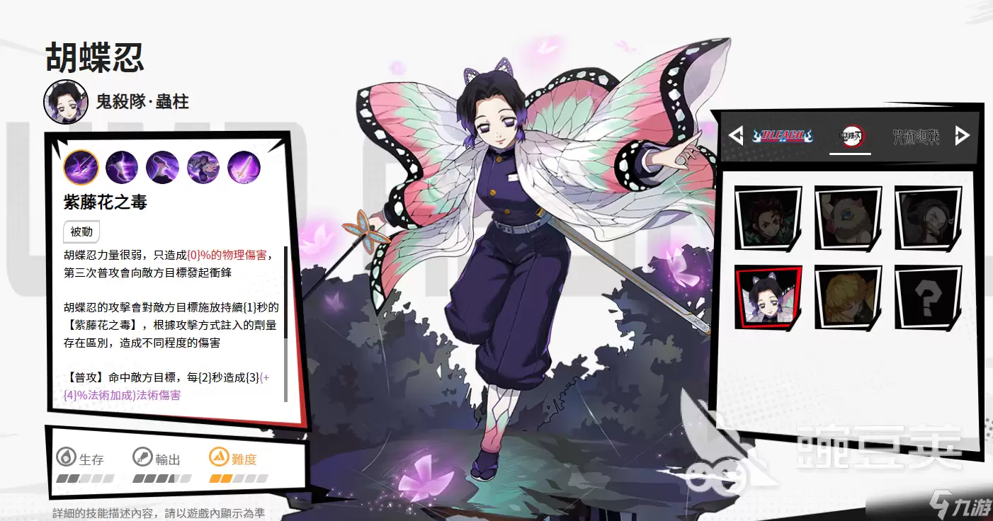 漫画群星大集结蝴蝶忍怎么样 群星集结蝴蝶忍角色解析