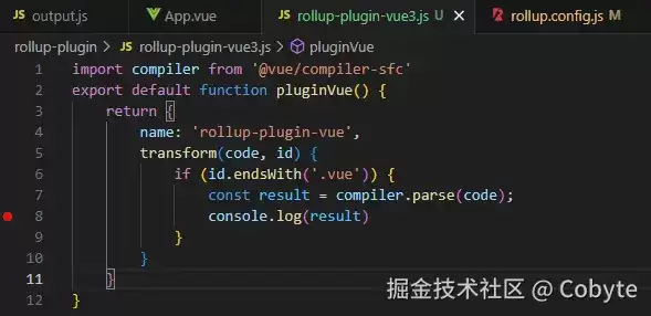 手写 Rollup 插件实现解析 Vue 文件实战解析