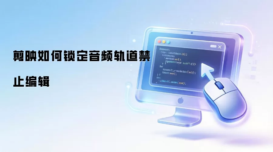 剪映如何锁定音频轨道禁止编辑