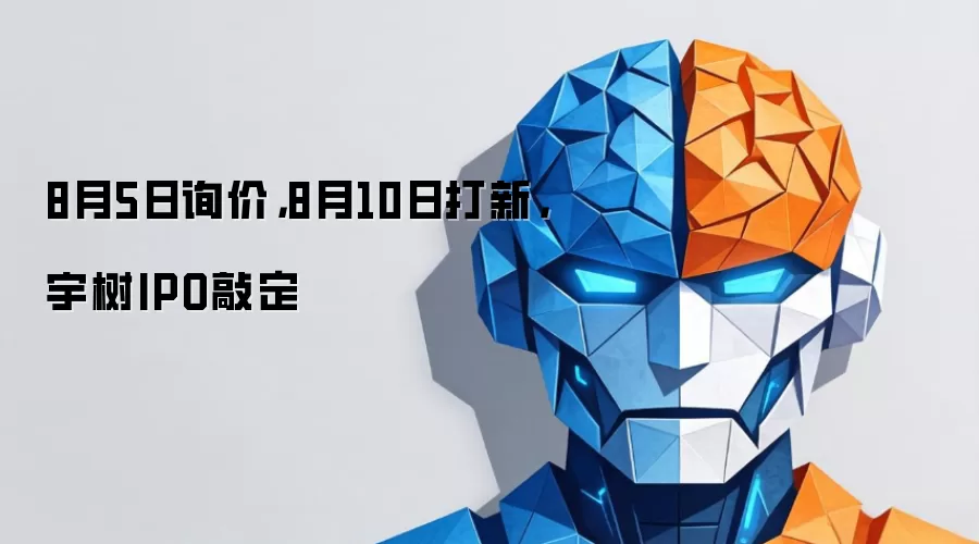 8月5日询价，8月10日打新，宇树IPO敲定