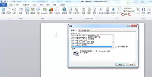 office2010如何插入数学公式