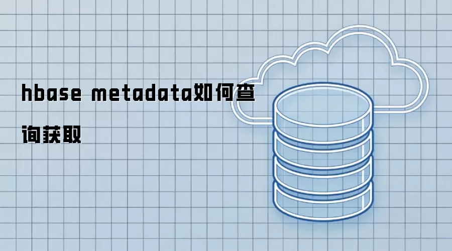 hbase metadata如何查询获取