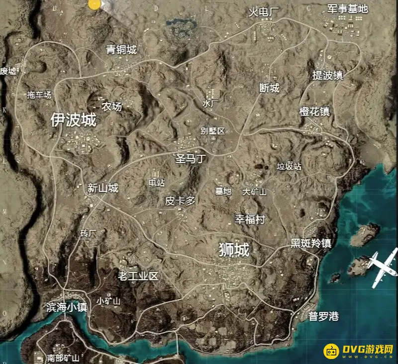《和平精英》沙漠地图打卡点介绍-特色景点全解析