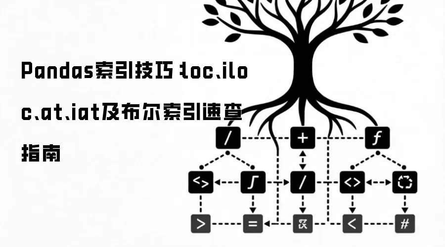 Pandas索引实用技巧：loc、iloc、at、iat及布尔索引速查指南