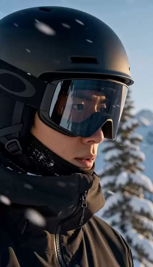 Mountain Avalanche Snowboard Chase