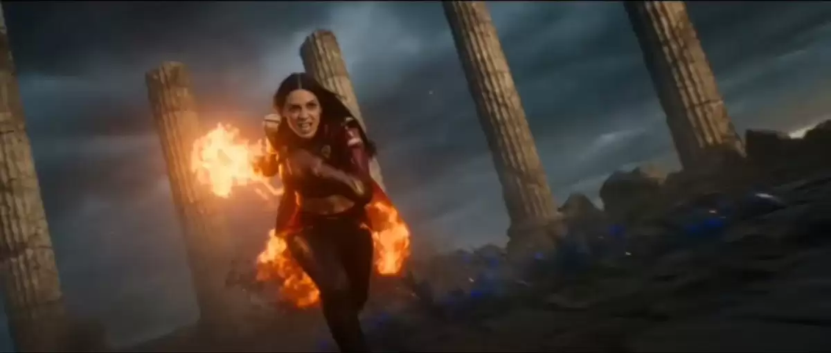 Fire and Ice Warrior Battle