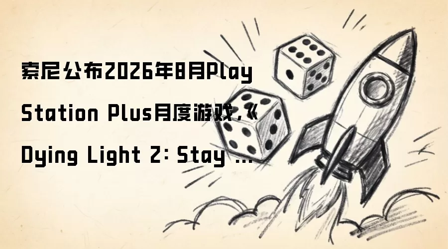 索尼公布2026年8月PlayStation Plus月度游戏，《Dying Light 2: Stay Human》领衔