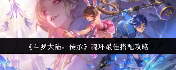 《斗罗大陆：传承》魂环最佳搭配攻略