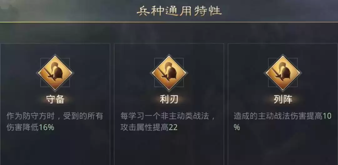 率土之滨兵种特性有哪些 全兵种特性说明