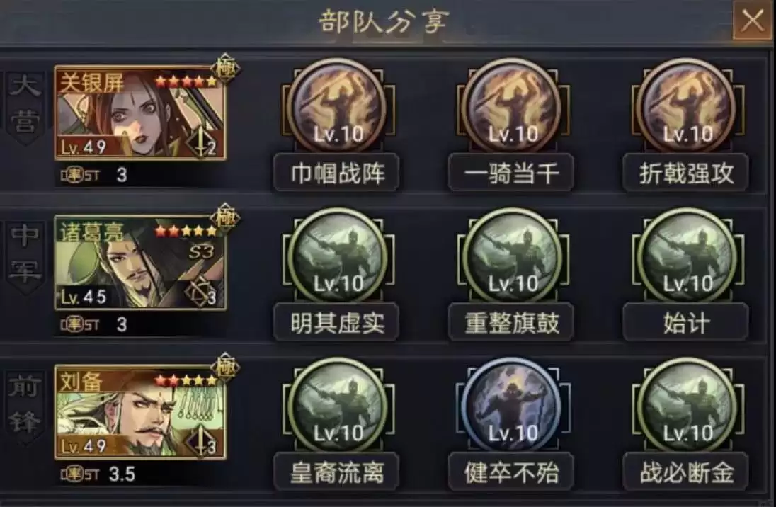 率土之滨弓诸葛始计队如何样 弓诸葛始计队强度分析