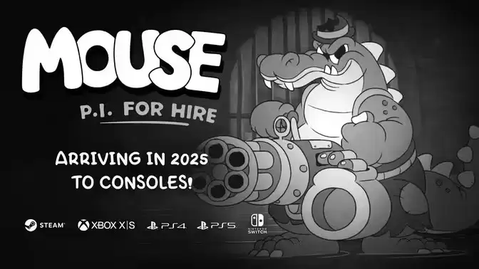 经典卡通风格 FPSMOUSE P.I. For Hire公开最新宣传影片 2025年全平台推出
