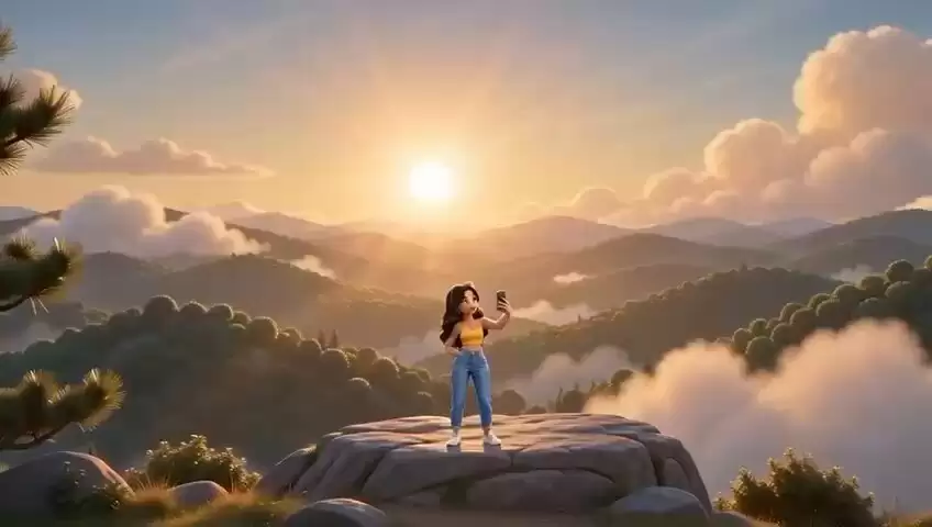 Animated Squirrel Photobomb Comedy