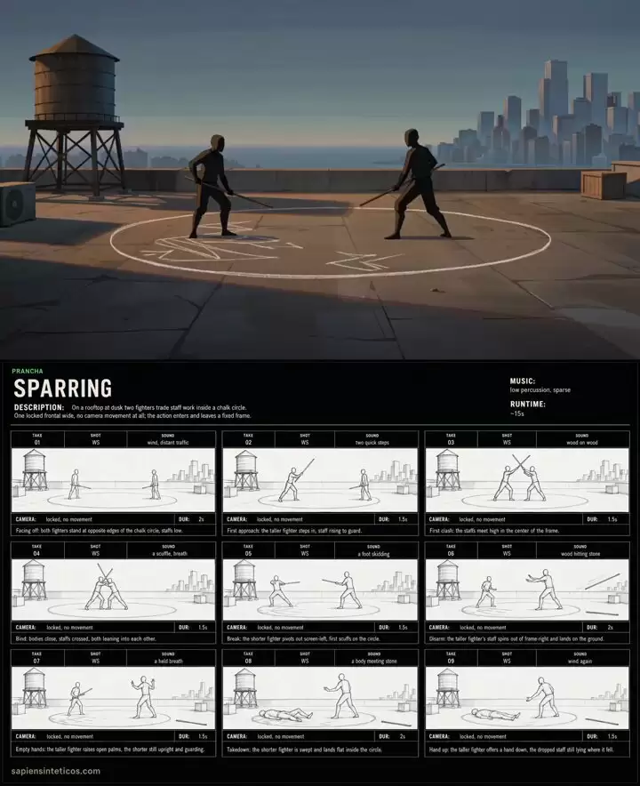 Anime Fight Scene Storyboard Instruction