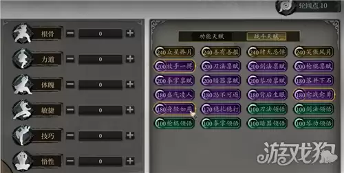 今古群侠传开局加点攻略 开局1200点如何分配