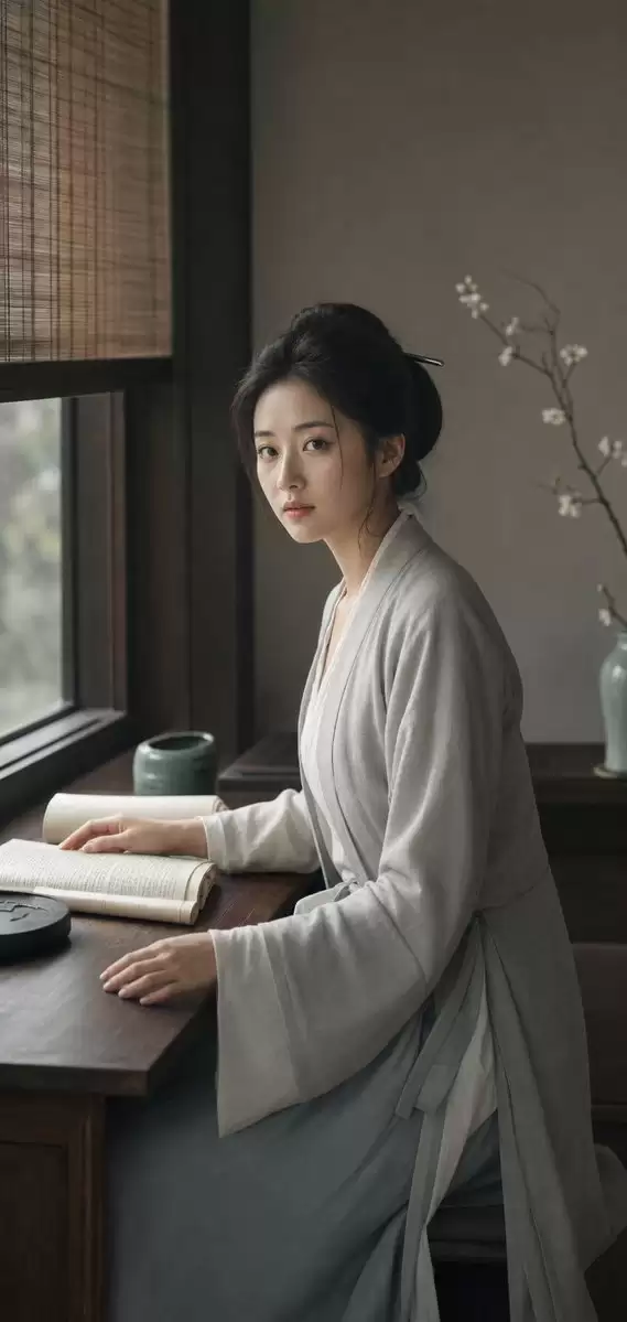 宋代儒雅才女肖像
