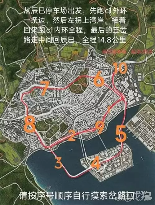 极限竞速地平线6环状线竞技路线图解 环状线如何跑