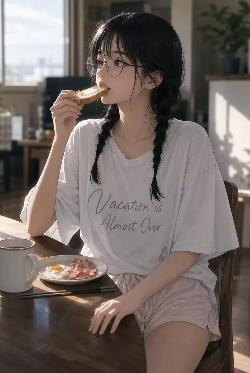 阳光早餐动漫肖像