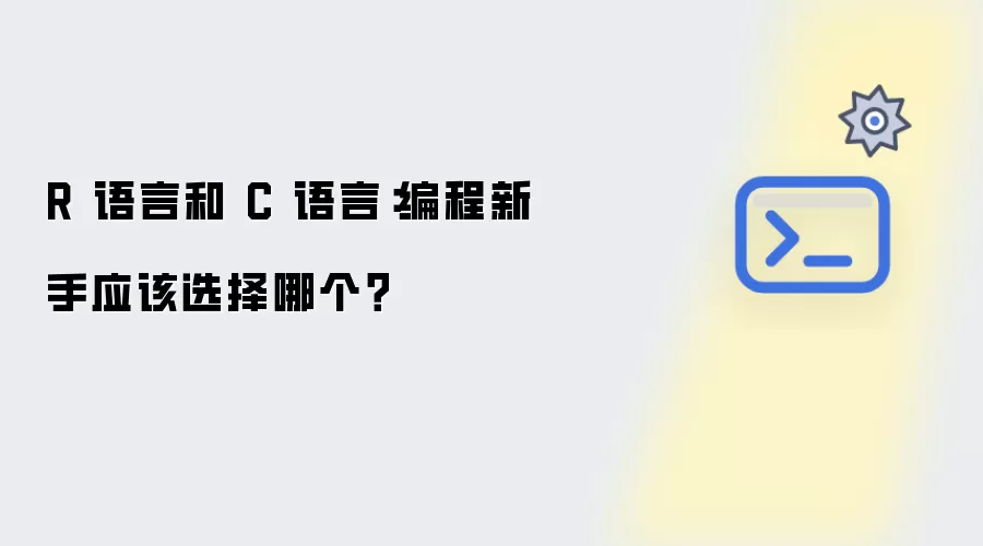 R 语言和 C 语言：编程新手应该选择哪个？